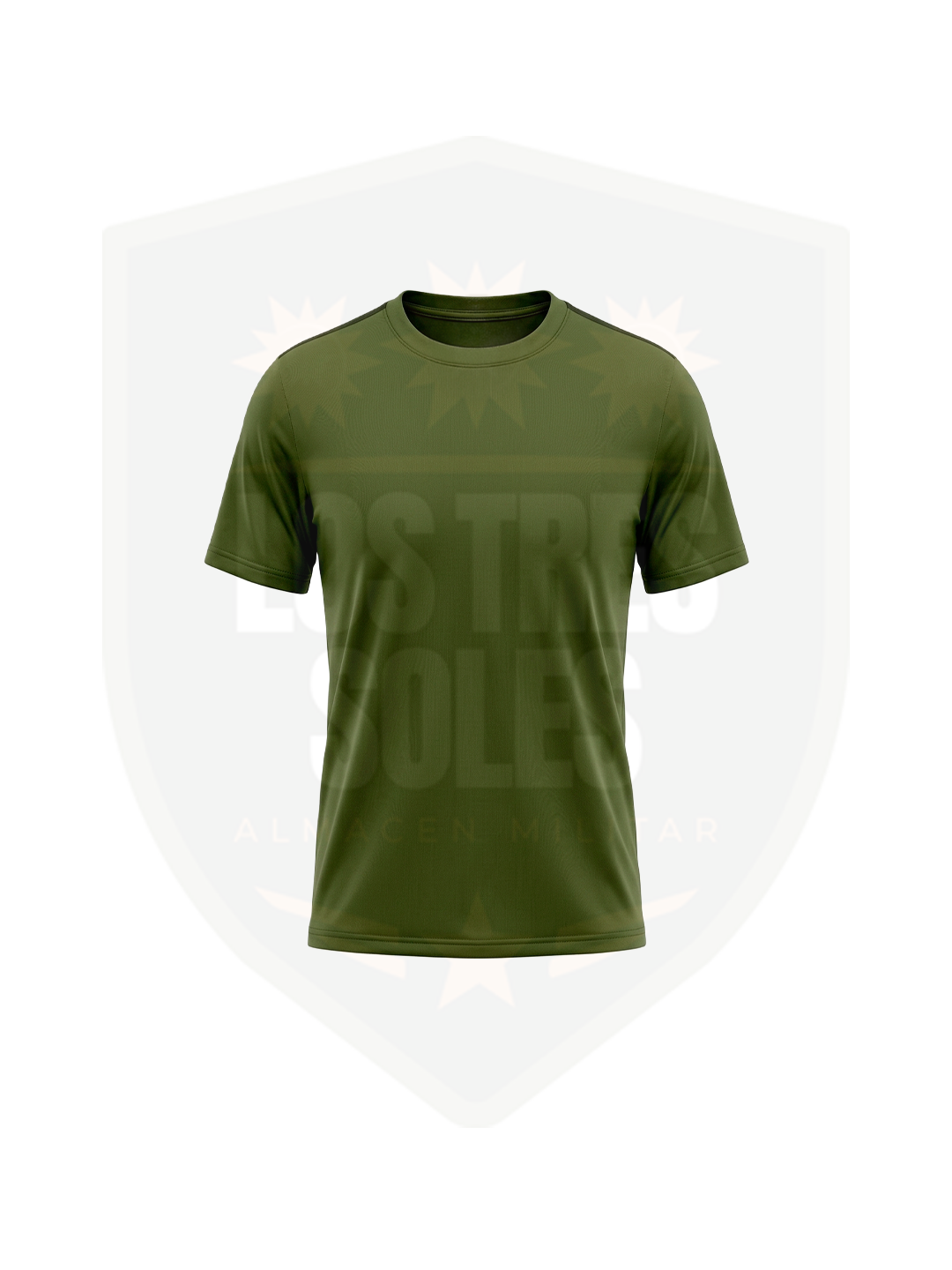 CAMISETA LICRADA SENCILLA VERDE