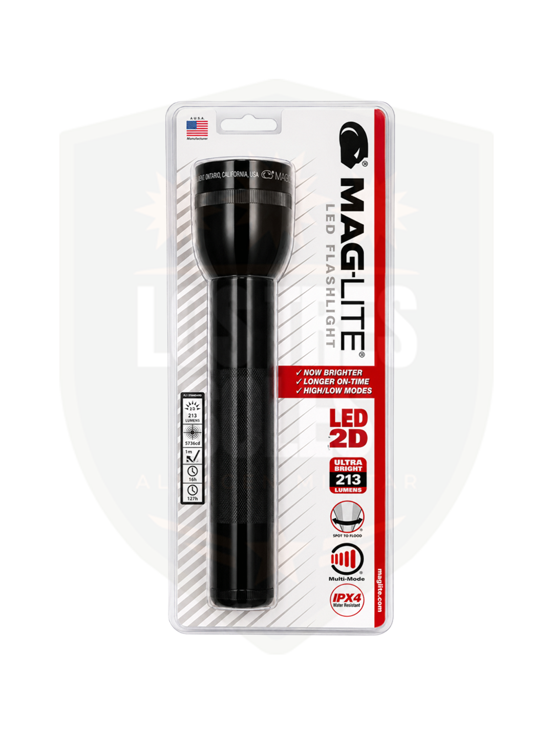 LINTERNA MAGLITE LED CON PILAS 2D