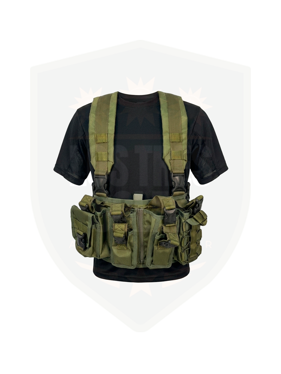 PECHERA 4 PROVEEDORES VERDE CON CHAPAS